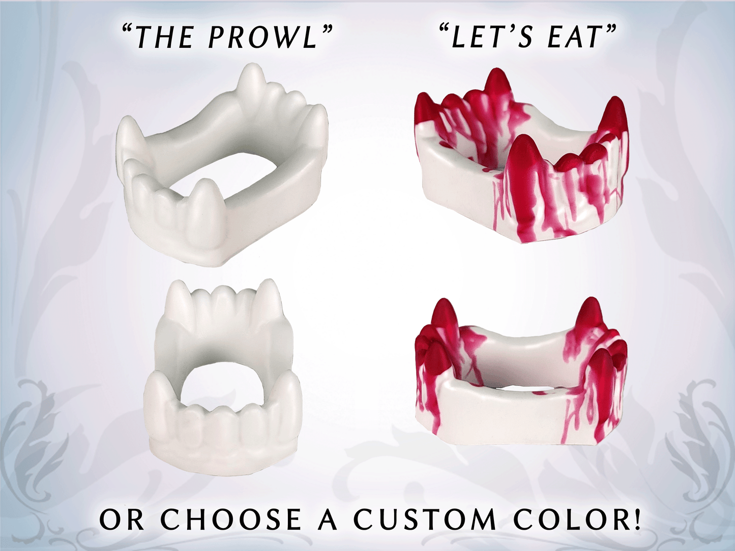 VAMPIRE TEETH COCK RING.